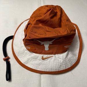 Nike Texas Longhorns Dri-Fit Rust Orange Bucket Hat One Size Amazing Condition